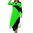 thumbnail image 1 of Shego Halloween Costume Long Sleeved Shirt Dress Dress for girls summer dresses ladies, 1 of 6