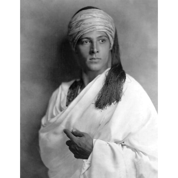 Sheik Rudolph Valentino 1921 Portrait Movie Poster Masterprint (11 x 17)