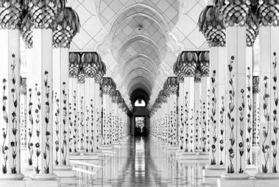 Sheik Zayed Mosque Canvas Art - Hans-Wolfgang Hawerkamp (20 x 28)