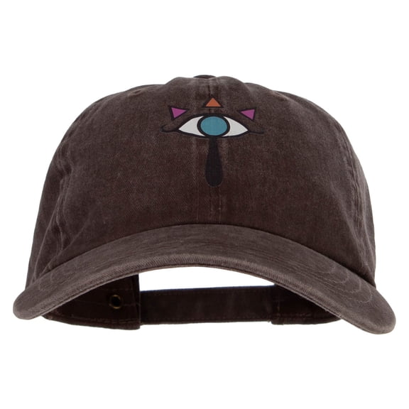 Sheikah Seeking Eye Heat Transfer Unstructured Cotton Cap - Brown OSFM