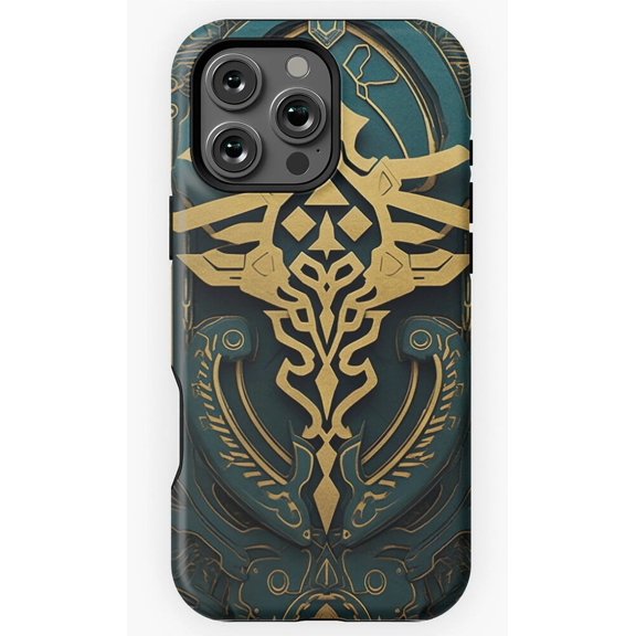 Sheikah Slate Fantasy Game Inspired Artifact Artwork H1159Protective Case for iPhone 17 16 15 14 13 12 11 Pro Max – Modern Unisex Style