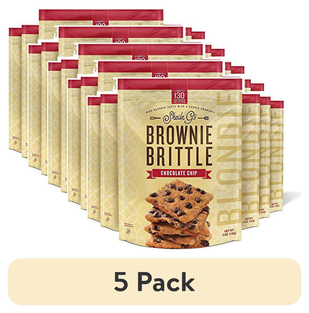 (5 pack) Sheila G's Brownie Brittle BLONDIE Chocolate Chip 6 Pack