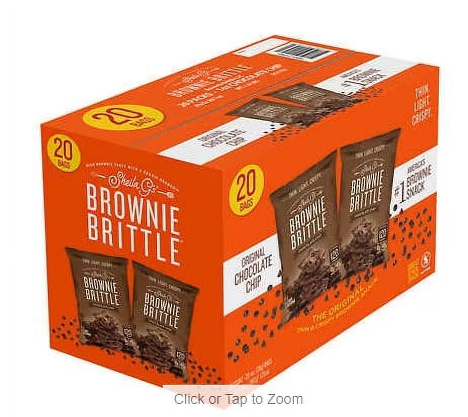 Sheila G's Brownie Brittle, Chocolate Chip, 1 oz, 20 ct