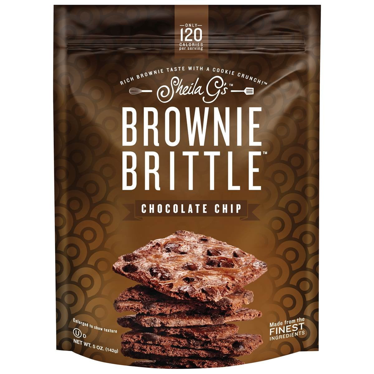 Sheila G's Brownie Brittle - Chocolate Chip (2 packs)