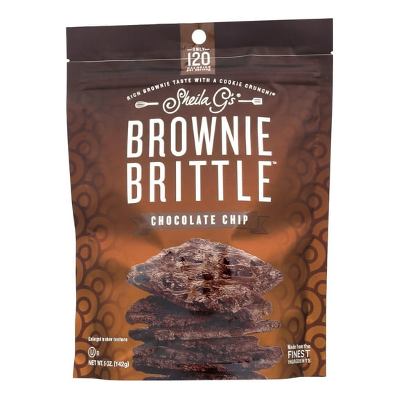Sheila G's Brownie Brittle Chocolate Chip 5 oz (Pack of 12)
