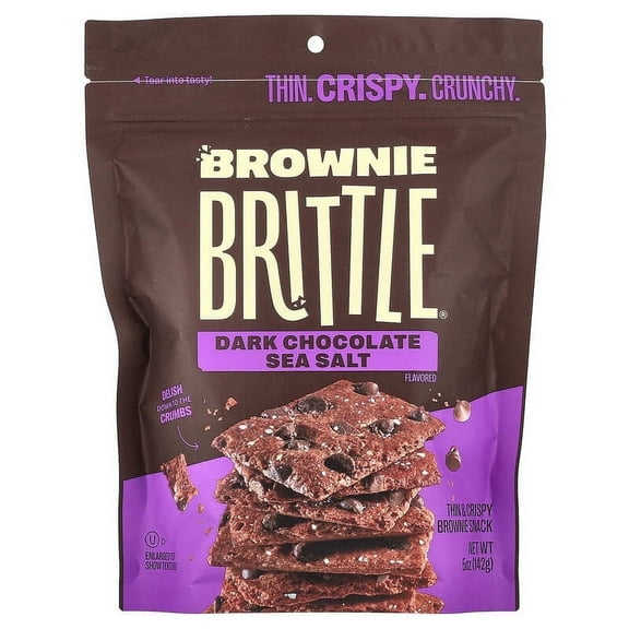 Sheila G's, Brownie Brittle, Dark Chocolate Sea Salt, 5 oz (142 g) Pack of 3