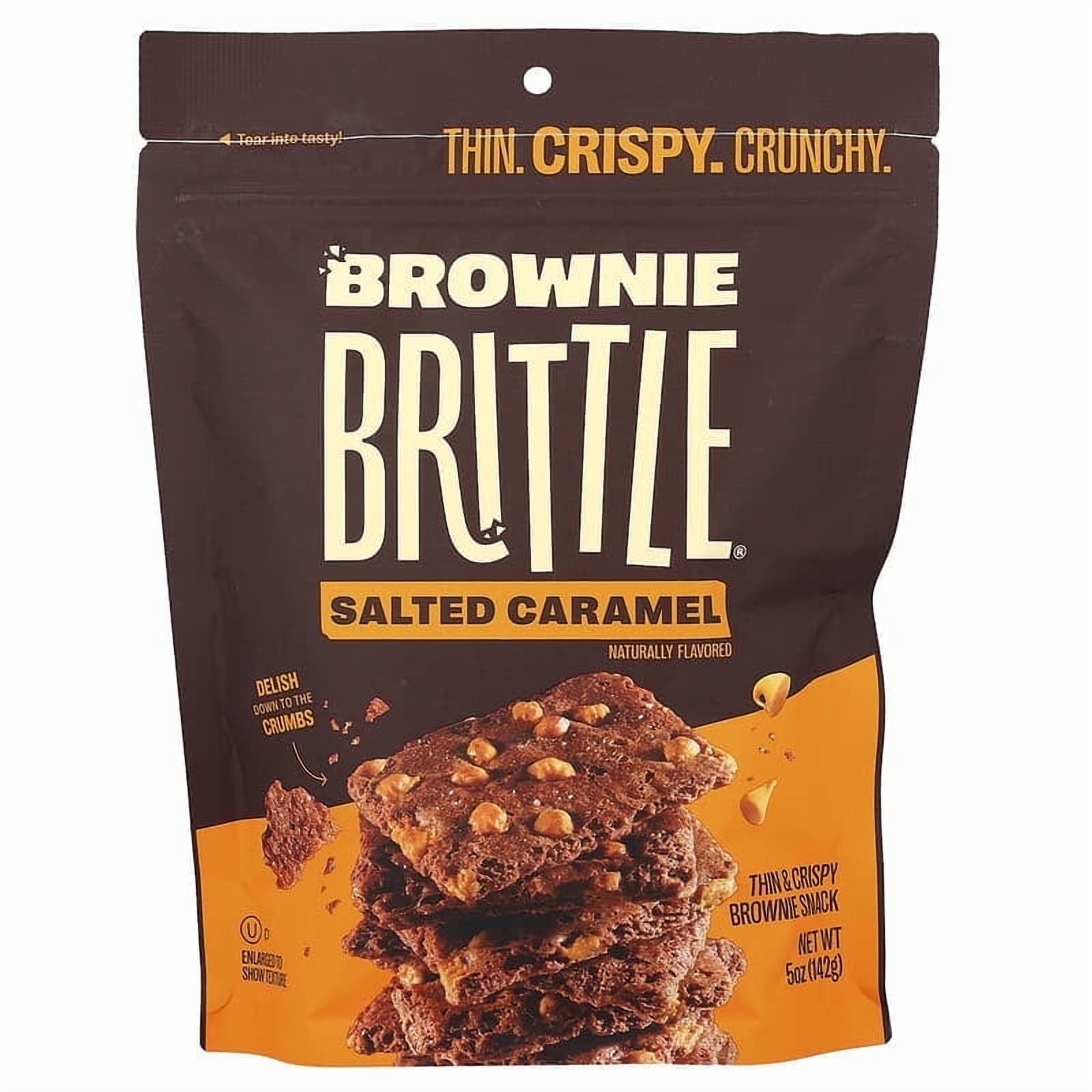 Sheila G's, Brownie Brittle, Salted Caramel, 5 oz (142 g) Pack of 4