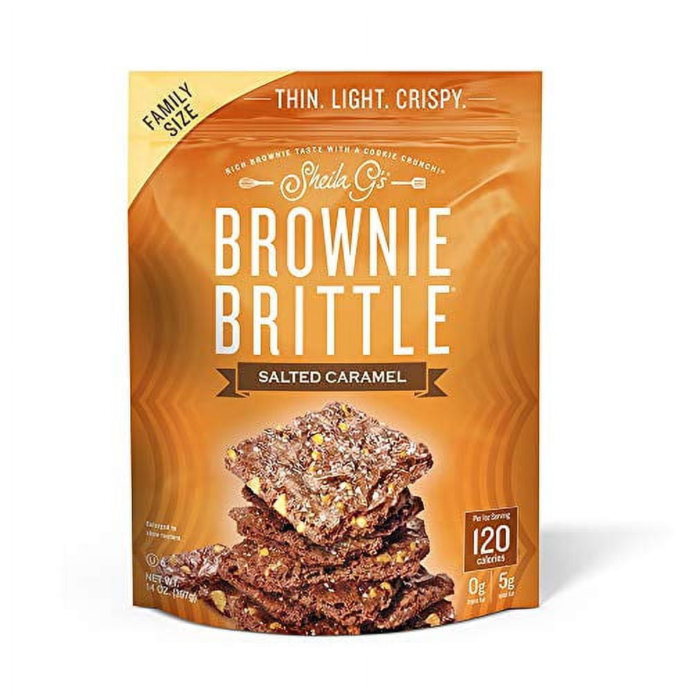 Sheila G's Brownie Brittle Salted Caramel Low Calorie, , Sweets