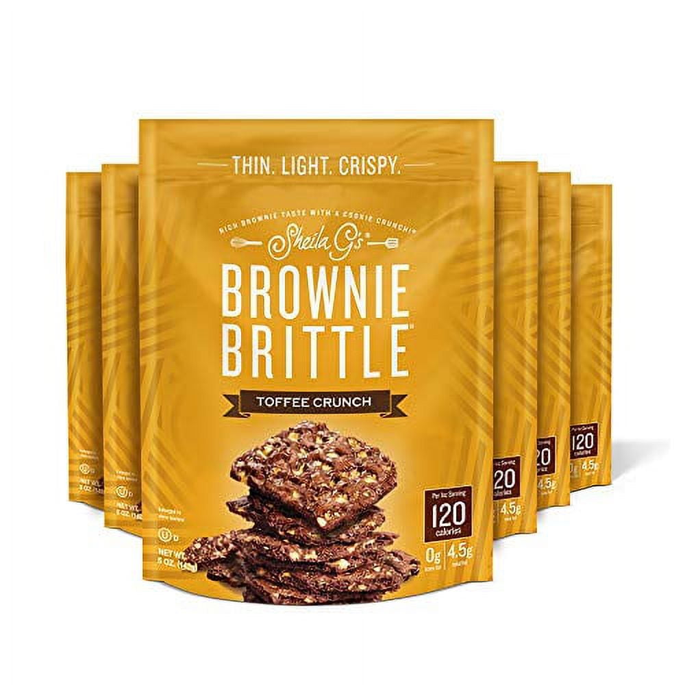 Sheila G's Brownie Brittle Toffee Crunch, 5 Oz 6 Ct