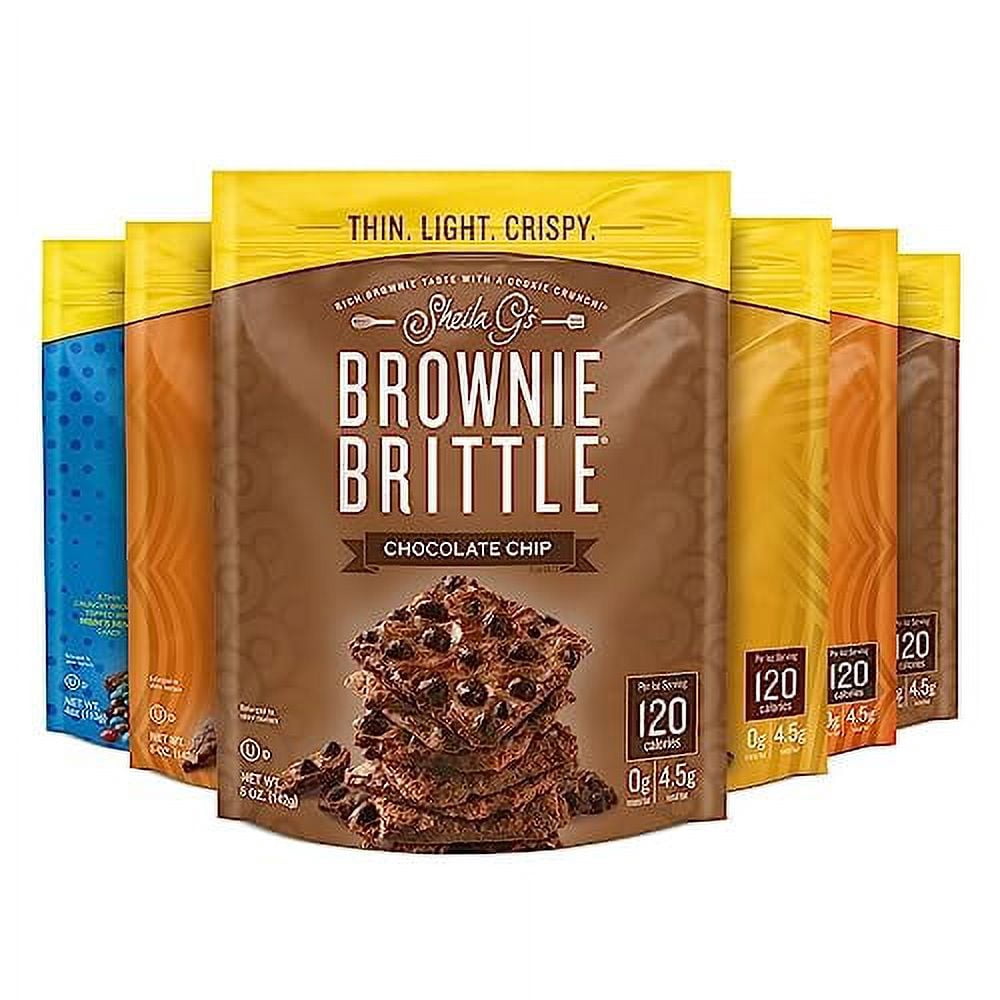 Sheila G's Brownie Brittle Variety Pack Chocolate Chip, Salted Caramel
