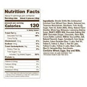 Brownie Brittle Milk Chocolate M&M's Minis Blondies 4 oz