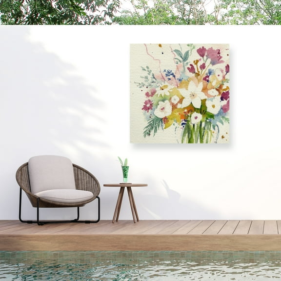 Sheila Golden 'Dream Bouquet' Outdoor All-Weather Wall Decor