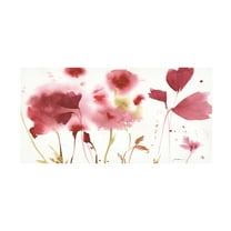 Sheila Golden 'Maroon Shadows' Canvas Art