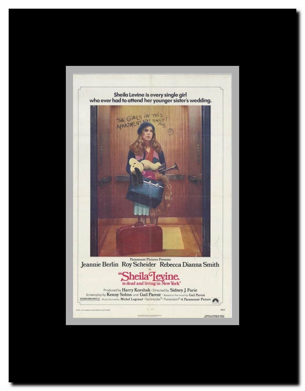 Sheila Levine is Dead and Living in New York Framed Movie Poster