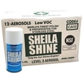 thumbnail image 1 of Sheila Shine Low Voc Stainless Steel Polish & Cleaner  Protects Appliances from Fingerprints and Grease Marks  Residue & Streak Free  NSF Certified  Case of 12 x 10 oz Aerosol Can, 1 of 5