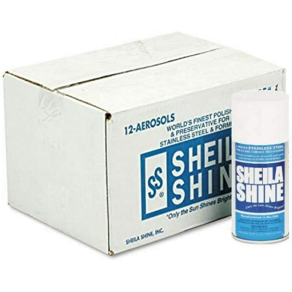 Sheila Shine Stainless Steel Cleaner Aerosol 10 Oz, 12 Each