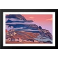 thumbnail image 1 of Shekar Dzong 40x26 Large Black Wood Framed Print Art by Nicholas Roerich, 1 of 2