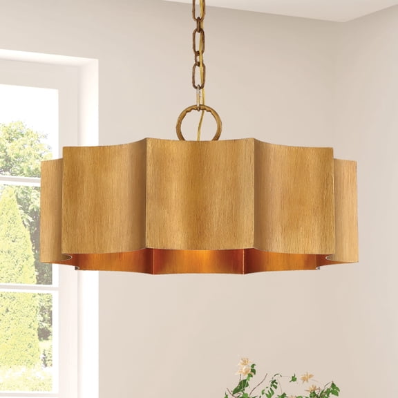 Shelby 3-Light Pendant in Gold Patina