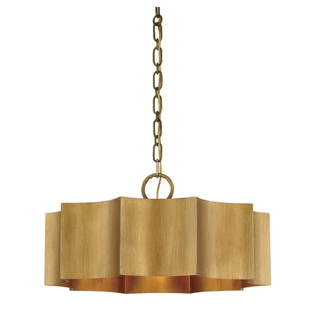 Shelby 3-Light Pendant in Gold Patina