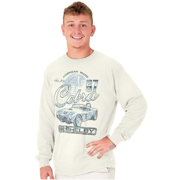 Shelby American Made Cobra Racecar Long Sleeve TShirt Men Women Brisco Brands S
