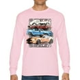 thumbnail image 1 of Shelby Cars Sketch Long Sleeve T-shirt Mustang Racing American Muscle Car GT500 Cobra Performance Powered by Ford, 1 of 7