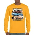 thumbnail image 1 of Shelby Cars Sketch Long Sleeve T-shirt Mustang Racing American Muscle Car GT500 Cobra Performance Powered by Ford, 1 of 7