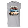 thumbnail image 1 of Shelby Cars Sketch Muscle Shirt Mustang Racing American Muscle Car GT500 Cobra Performance Powered by Ford Men's, 1 of 7