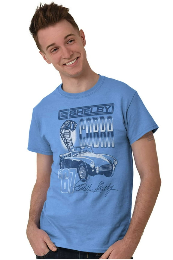 Shelby Classic Cobra Muscle Car Men's Graphic T Shirt Tees Brisco Brands S