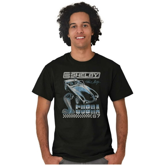 Shelby Cobra Classic Muscle Car Men's Graphic T Shirt Tees Brisco Brands S