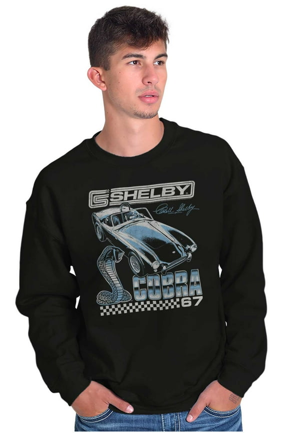 Shelby Cobra Classic Muscle Car Sweatshirt for Men or Women Brisco Brands S