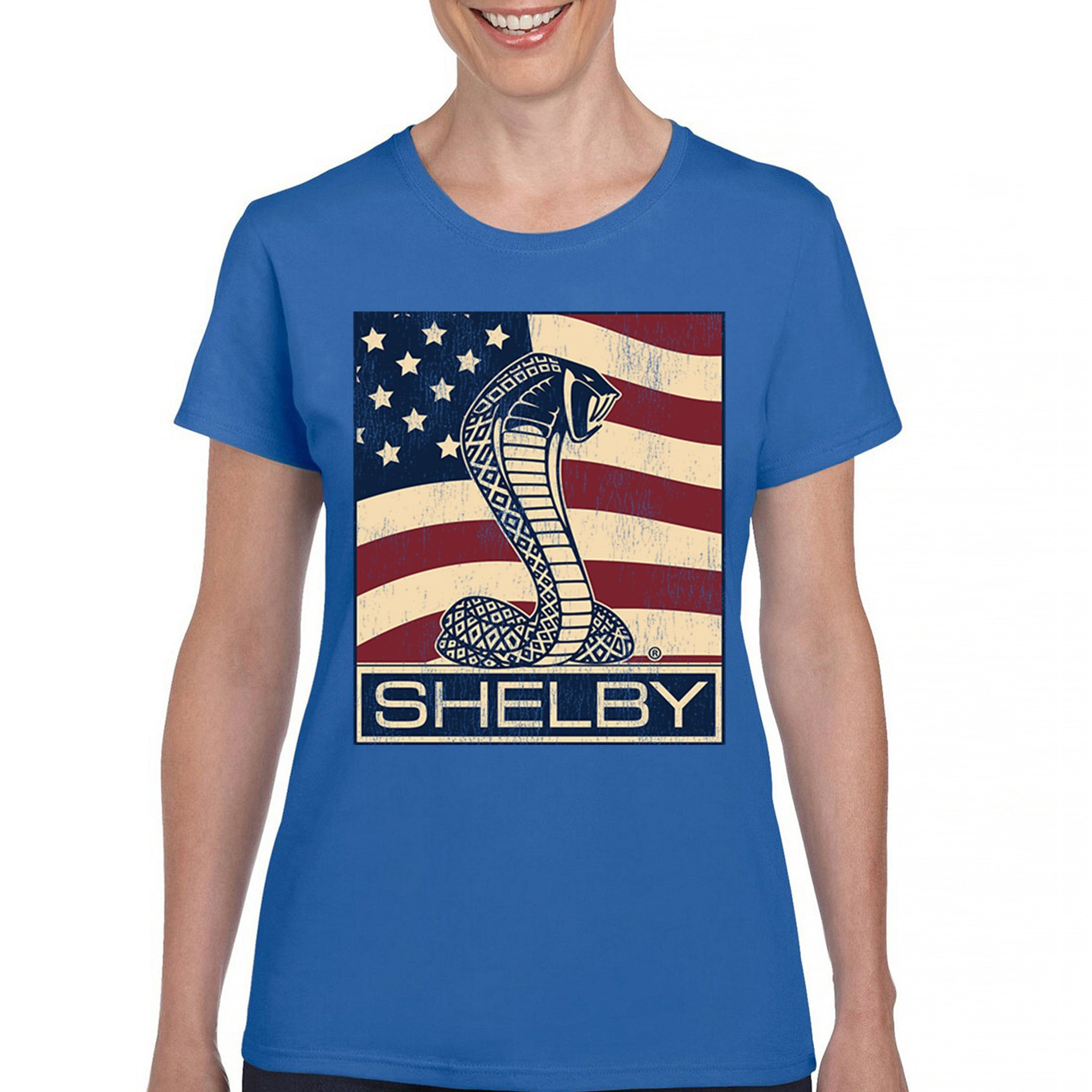 Shelby GT350 Ford Mustang T-Shirt – Official Licensed Shirt With Cobra Snake Emblem | 2016-2020 Design, 50/50 Cotton Blend
