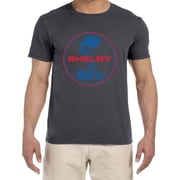 Shelby Cobra Ford Mustang T-shirt Mens Graphic Tees Short Sleeve Gray