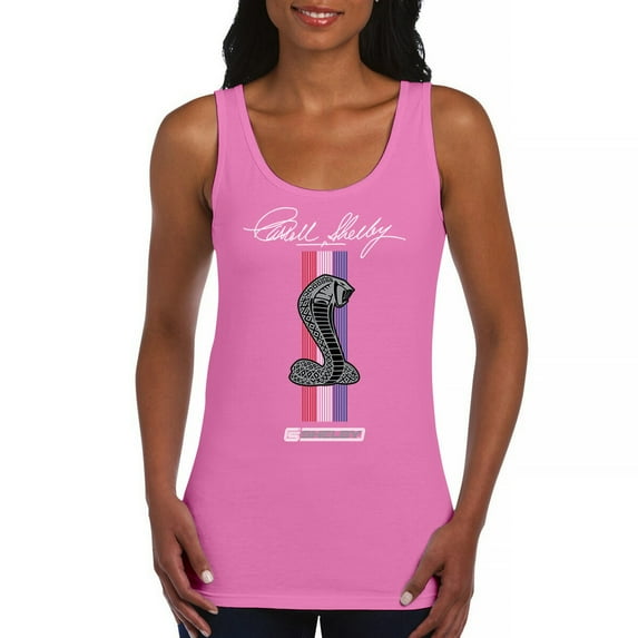Shelby Cobra Logo Women's Tank Top American Legendary Muscle Car Racing Mustang GT500 Performance Powered by Ford