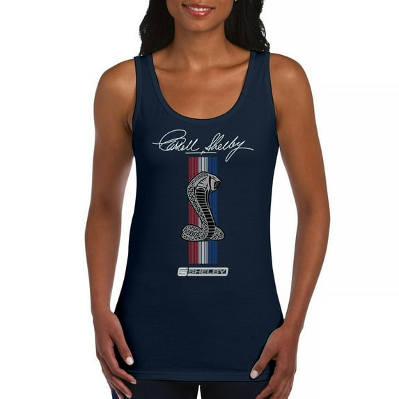 Shelby Cobra Logo Women's Tank Top American Legendary Muscle Car Racing Mustang GT500 Performance Powered by Ford