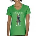 thumbnail image 1 of Shelby Cobra Logo Women's V-Neck T-shirt American Legendary Muscle Car Racing Mustang GT500 Performance Powered by Ford Tee, 1 of 7