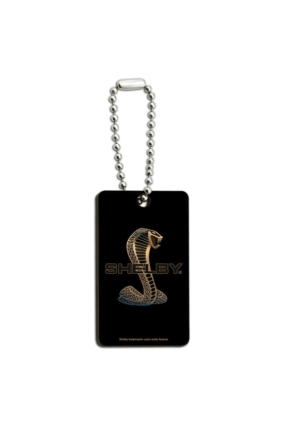 Logo Wood Wooden Rectangle Keychain Key Ring