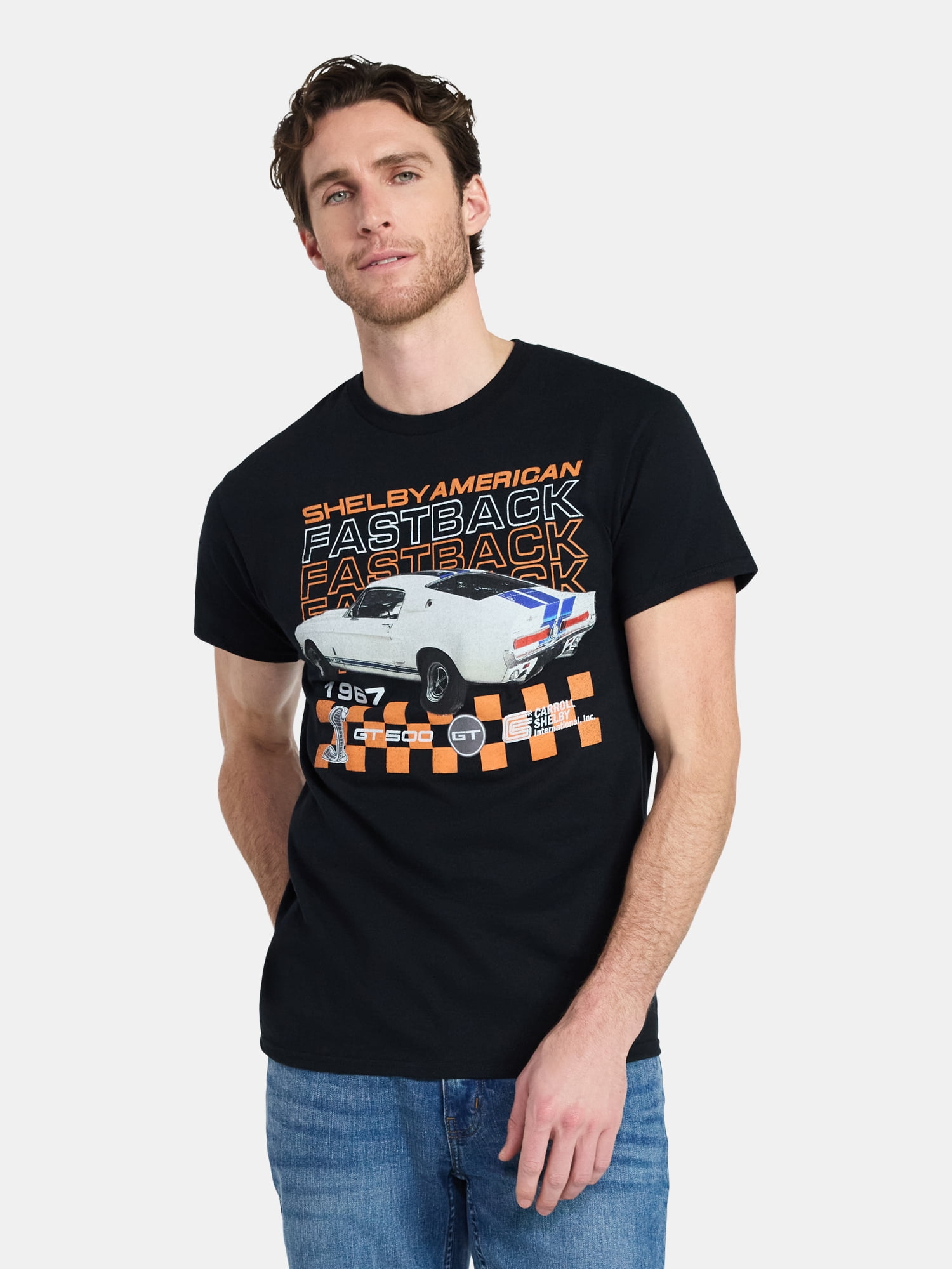 Shelby Cobra Men's & Big Men's Graphic Tee Shirt, Sizes S-3XL