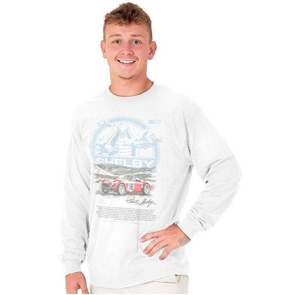 Shelby Cobra Muscle Car History Long Sleeve TShirt Men Women Brisco Brands S