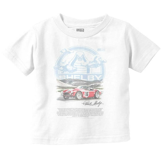 Shelby Cobra Muscle Car History Toddler Boy Girl T Shirt Infant Toddler Brisco Brands 6M