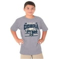 thumbnail image 1 of Shelby Cobra Muscle Car Racecar Crewneck T Shirts Boy Girl Teen Brisco Brands XS, 1 of 5