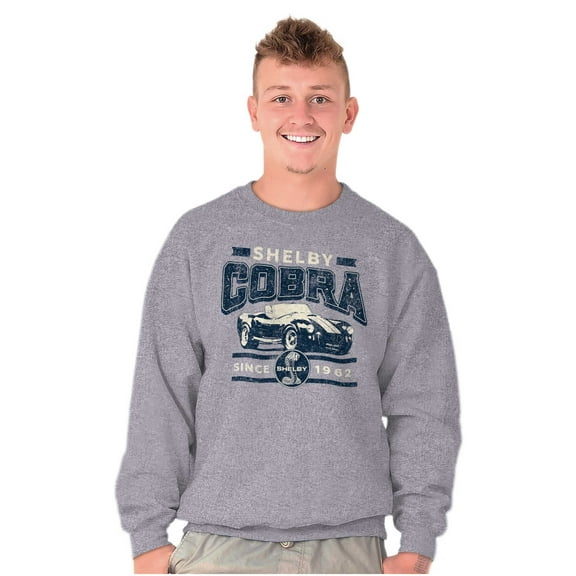 Shelby Cobra Muscle Car Racecar Sweatshirt for Men or Women Brisco Brands L