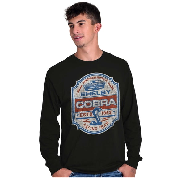 Shelby Cobra Racing Team Muscle Car Long Sleeve TShirt Men Women Brisco Brands S