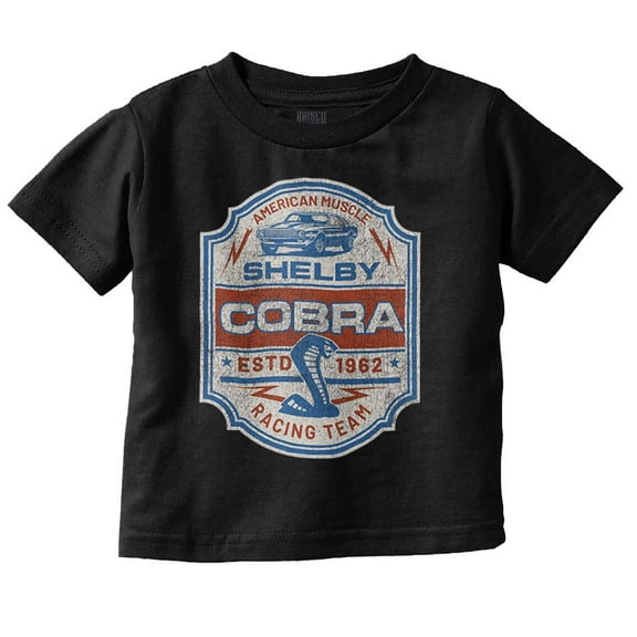 Shelby Cobra Racing Team Muscle Car Toddler Boy Girl T Shirt Infant Toddler Brisco Brands 6M