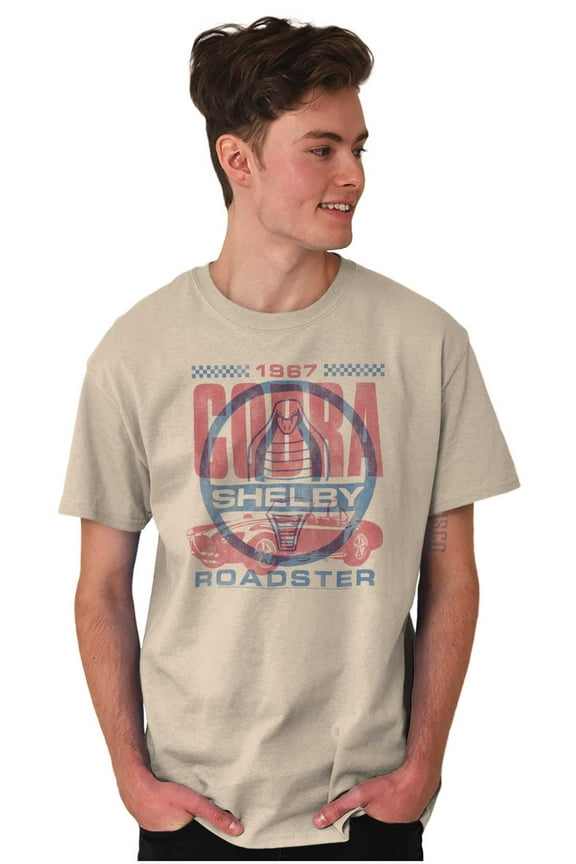 Shelby Cobra Roadster Muscle Car Men's Graphic T Shirt Tees Brisco Brands S