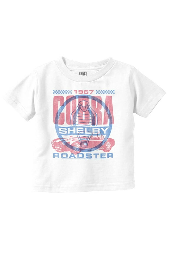 Shelby Cobra Roadster Muscle Car Toddler Boy Girl T Shirt Infant Toddler Brisco Brands 6M
