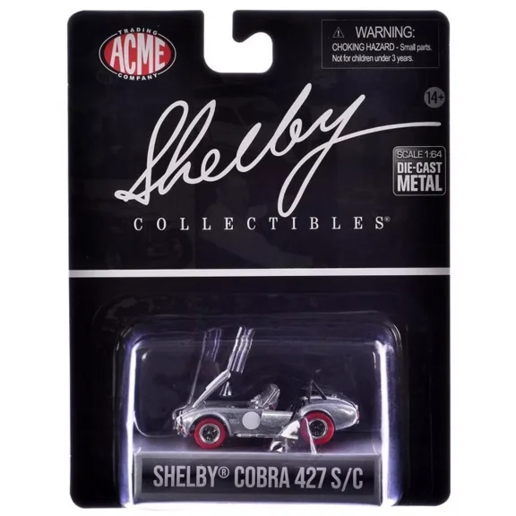 Shelby Collectibles 1965 Shelby Cobra 427 SC Raw Metal Premium 1:64