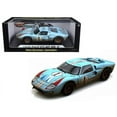 thumbnail image 1 of 1966 Ford GT-40 MK II #1 Light Blue Miles - Hulme Le Mans (Dirty Version) 1/18 Diecast Model Car by Shelby Collectibles, 1 of 2
