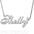 thumbnail image 1 of Shelby Custom Name Necklace Customized Personalized Plated Name Necklace for Mother Daughter Friendship Women Valentine's Day Christmas Birthday New Year Silver, 1 of 7