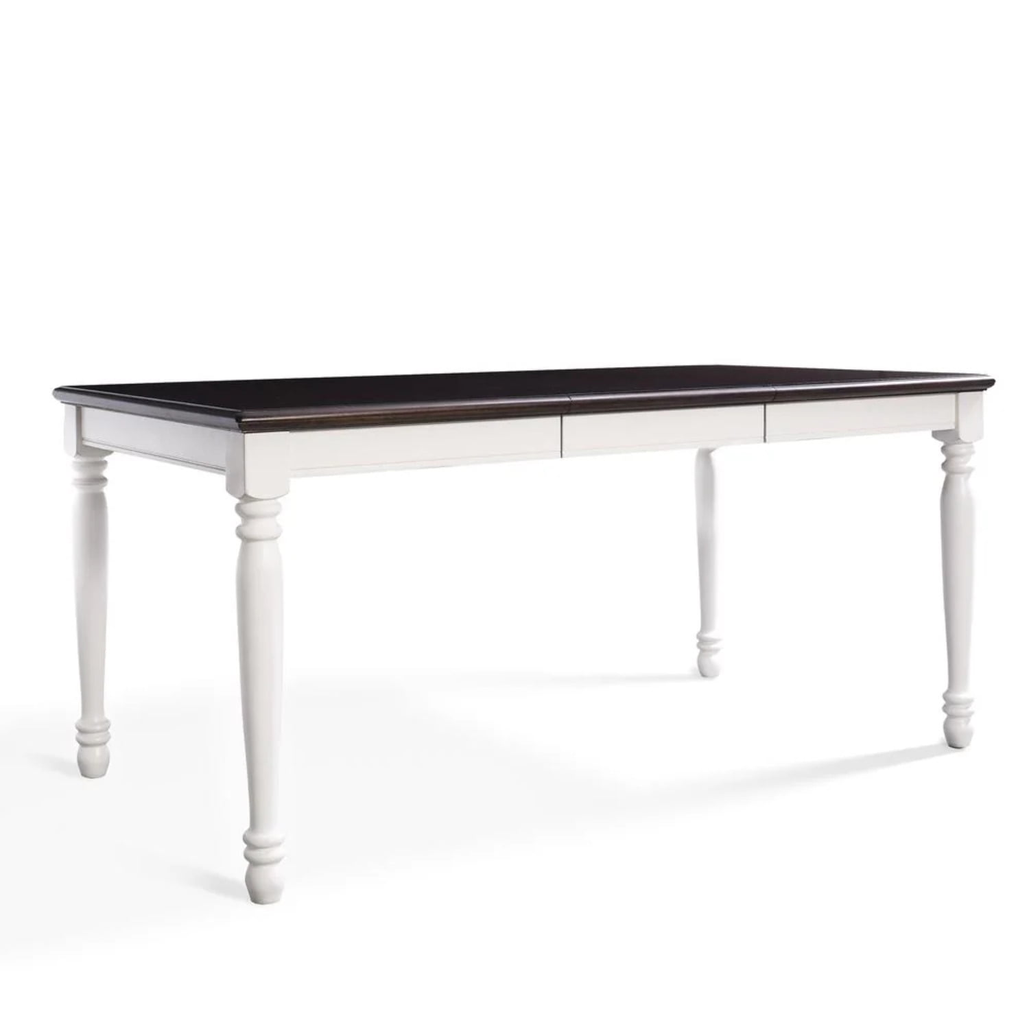 Shelby Extendable Solid Hardwood Dining Table in Antique White