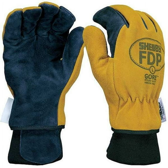 Shelby Firefighters Gloves,L,Pigskin Lthr,PR 5225 L